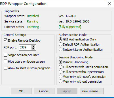 RDPWrap-v1.6.2下载，RDPWrap局域网远程多用户访问神器