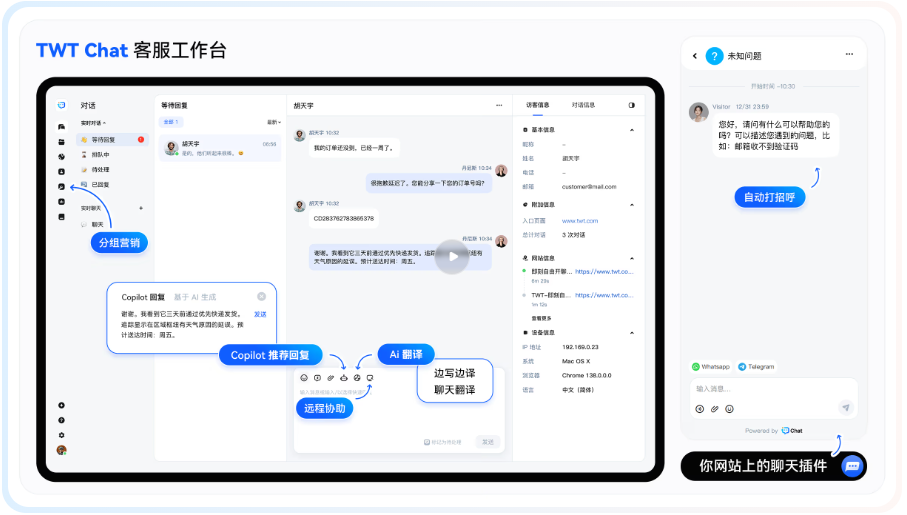 推荐几款好用的在线客服系统，含免费/付费！