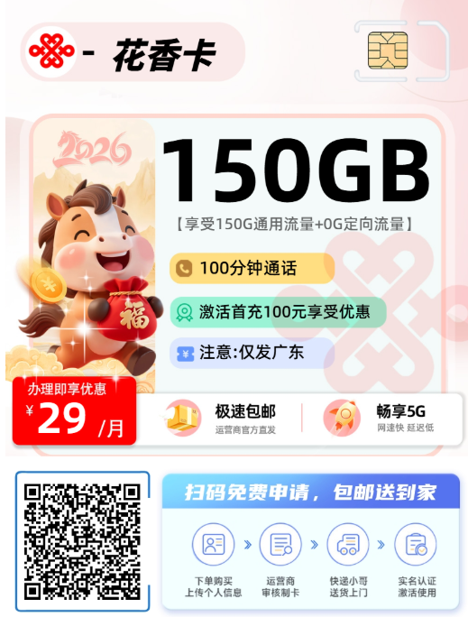 联通花香卡