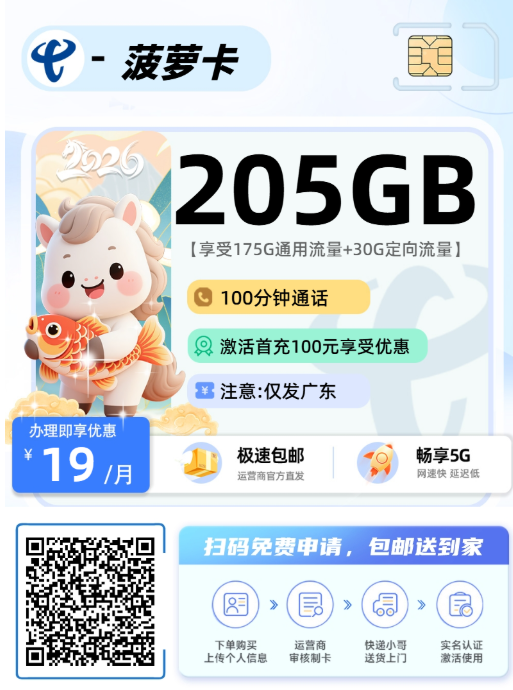 电信菠萝卡