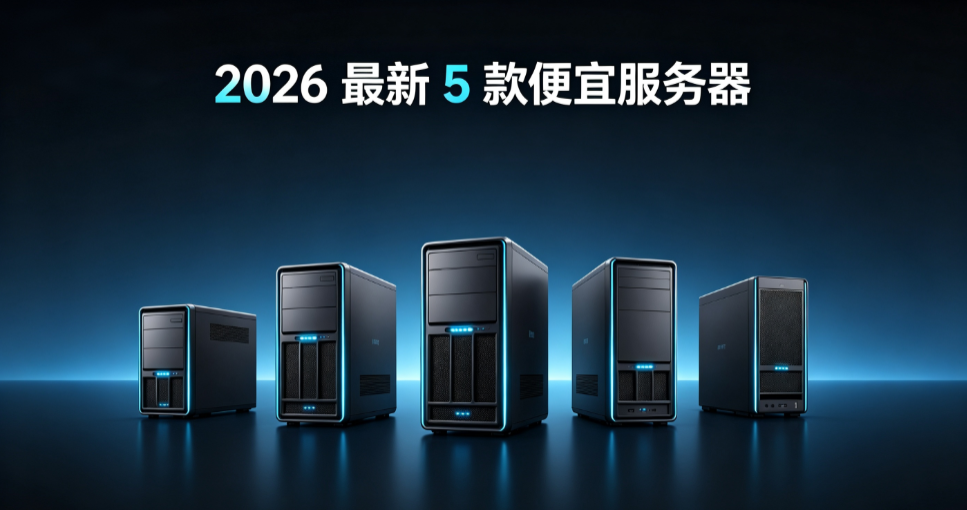 2026年最新便宜服务器，推荐5款高性价比主机