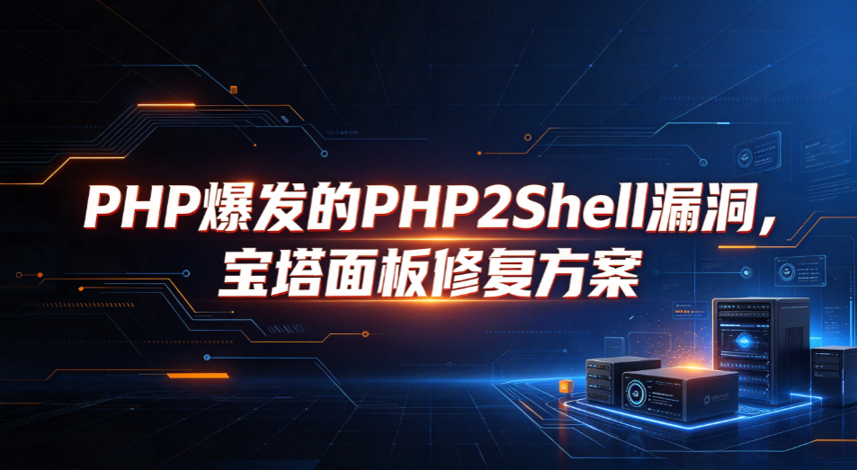 PHP爆发的PHP2Shell漏洞,宝塔面板修复方案